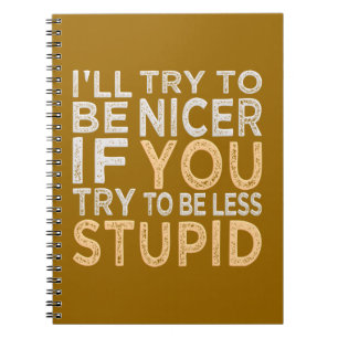 Try To Be Nicer custom notebook