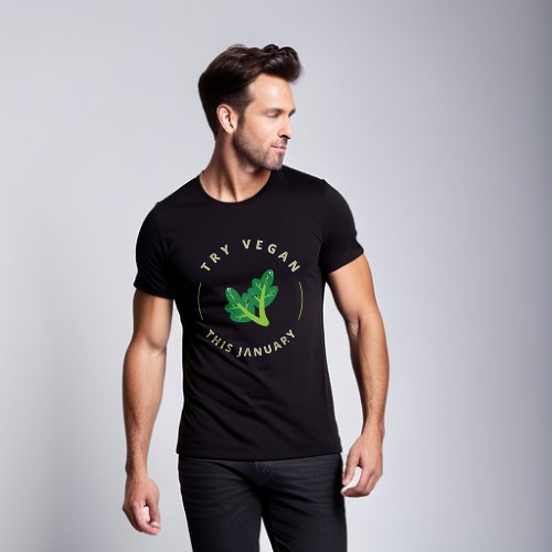 Try Vegan This January T_Shirt