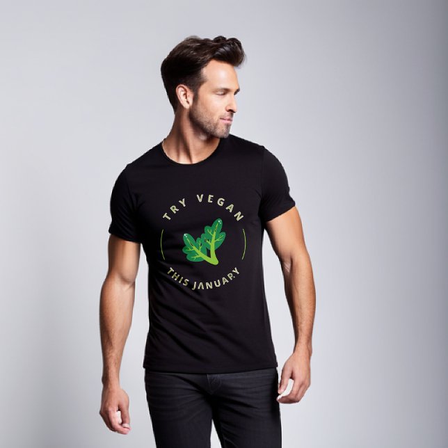 Try Vegan This January T-Shirt (Creator Uploaded)