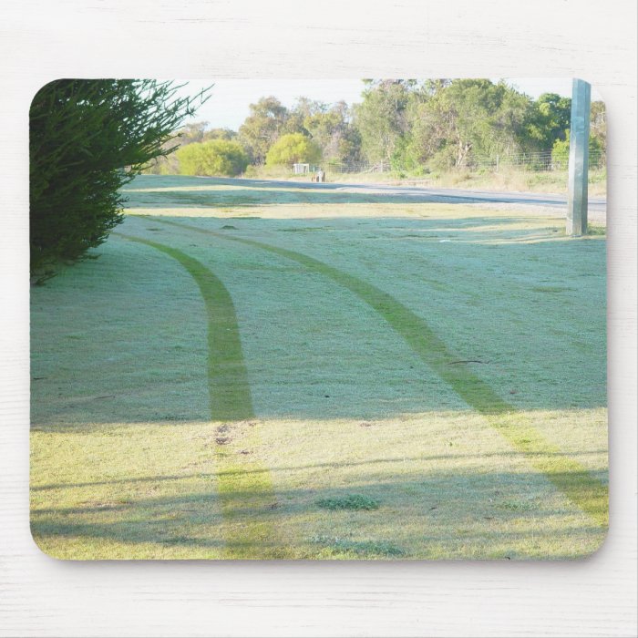 Trye Prints In Dewey Grass At Wanneroo Road In Car Mousepads