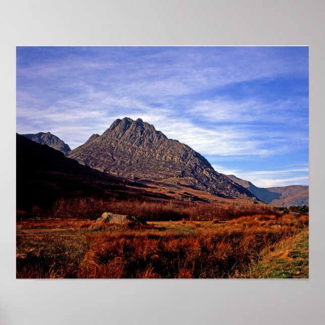 Tryfan Snowdonia North Wales Postcard Poster (Front)