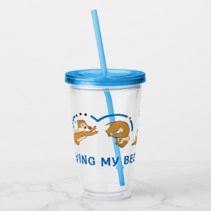 Trying My Best Acrylic Tumbler