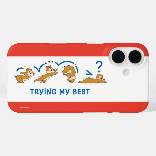 Trying My Best Case-Mate iPhone Case (Back (Horizontal))
