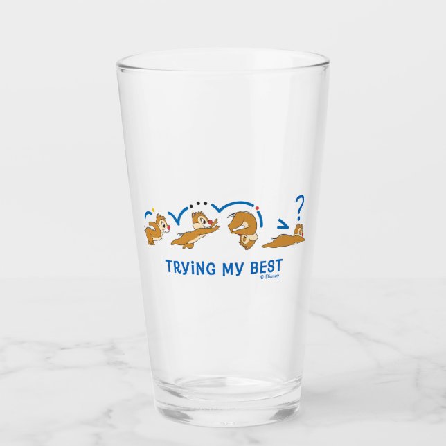 Trying My Best Glass (Front)