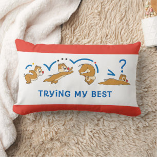 Trying My Best Lumbar Pillow