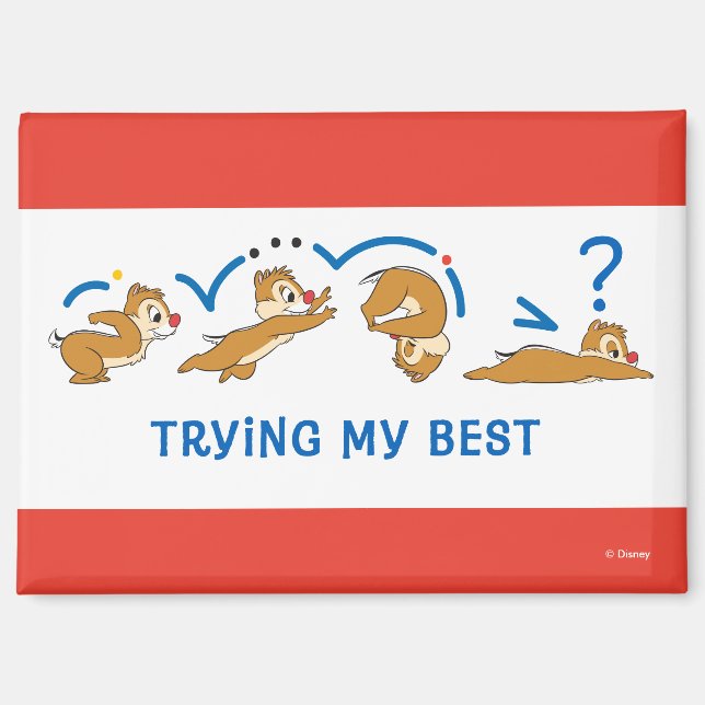 Trying My Best Magnet (Front)
