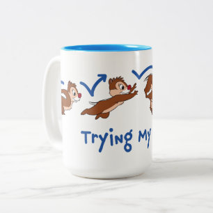 Trying My Best Two-Tone Coffee Mug