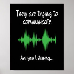 Trying To Communicate Poster