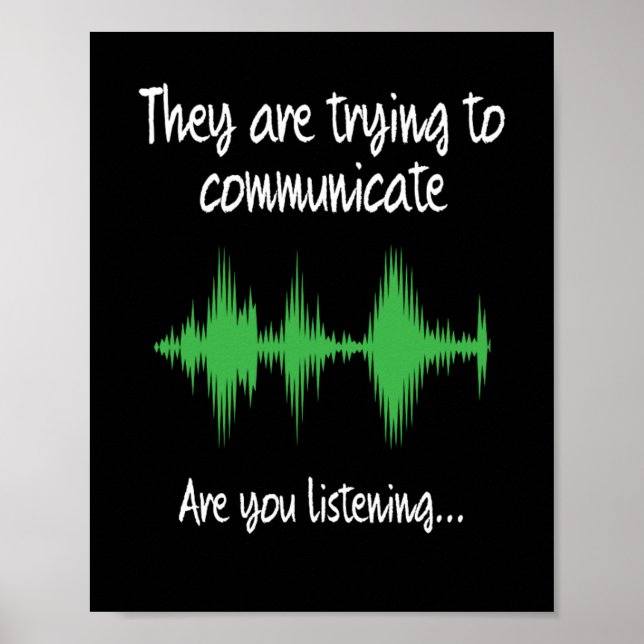 Trying To Communicate Poster (Front)
