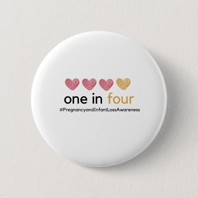 trying to conceive infertility awareness button (Front)