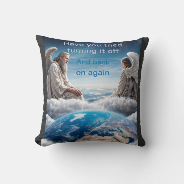 Trying to fix the Earth Throw Pillow (Front)