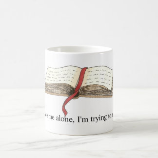 'Trying to Read' Mug