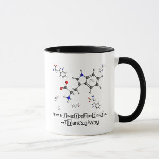 Tryptophan Molecule Mug