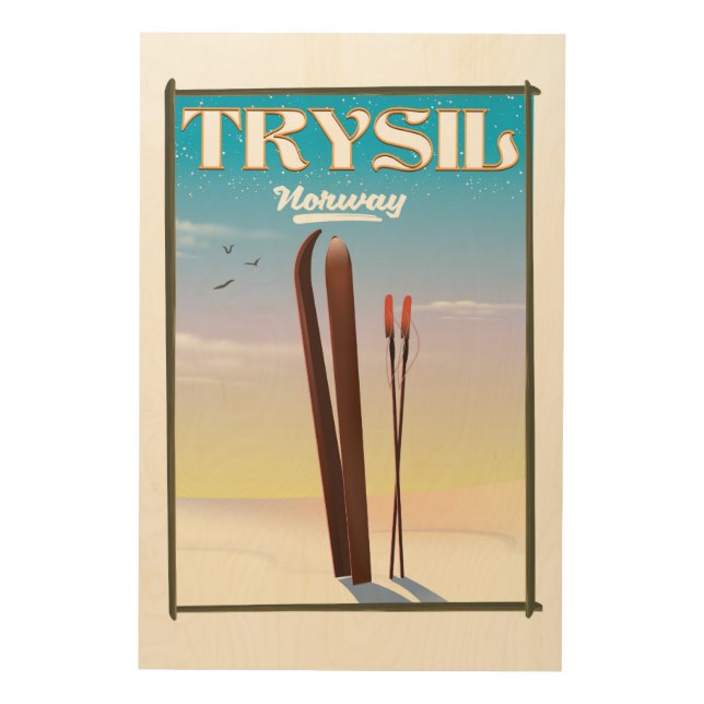 Trysil Norway , Norway ski travel poster (Front)