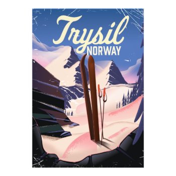 Trysil Norway Ski Photo Print by bartonleclaydesign at Zazzle