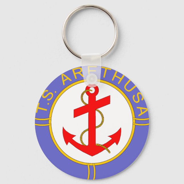 TS Arethusa badge Keychain (Front)
