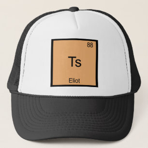Ts - Eliot Funny Chemistry Element Symbol T-Shirt Trucker Hat