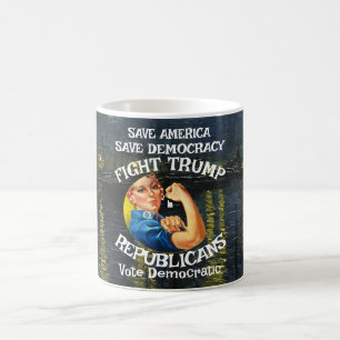 TSA DOJ FV COFFEE MUG VD STD TRUMP TRUMPS REPUBLIC