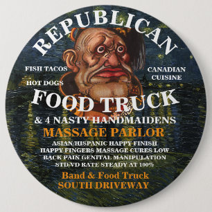 TSA FV YARD SIGN VD STD TRUMP TRUMPS REPUBLICAN PA BUTTON