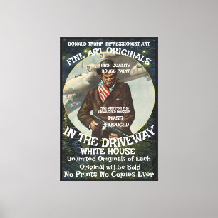 TSA HG FW TRUMPS VOTE FV ELECTION CAMPAIGN PATRIOT CANVAS PRINT
