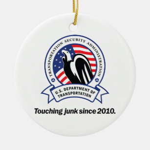 TSA Junk Ceramic Ornament