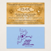 TSAR Card from Robert Anton Wilson (100 cards) (Front & Back)