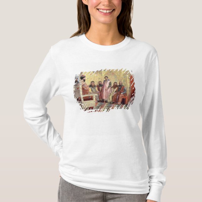 Tsar Mikhail Fyodorovich  with Boyars T-Shirt (Front)