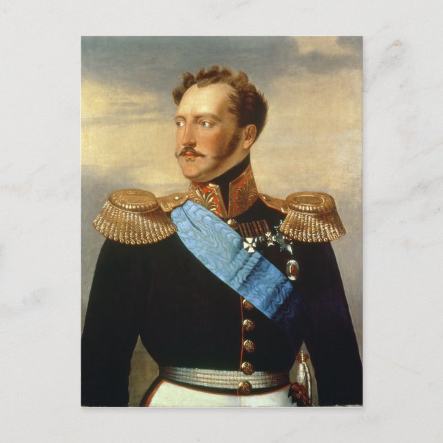 Tsar Nicholas I Postcard (Front)