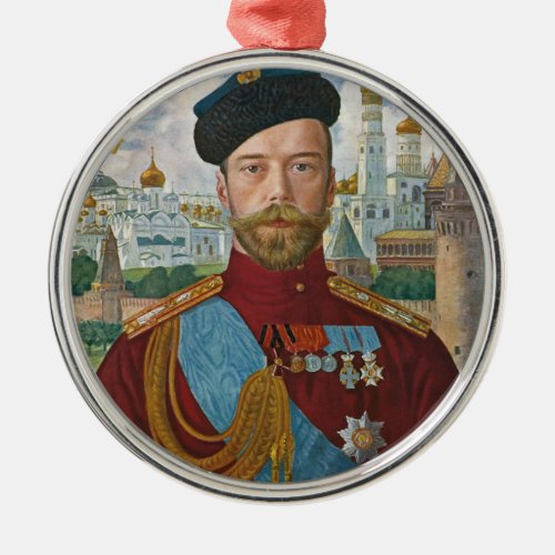 Tsar Nicholas II Metal Ornament