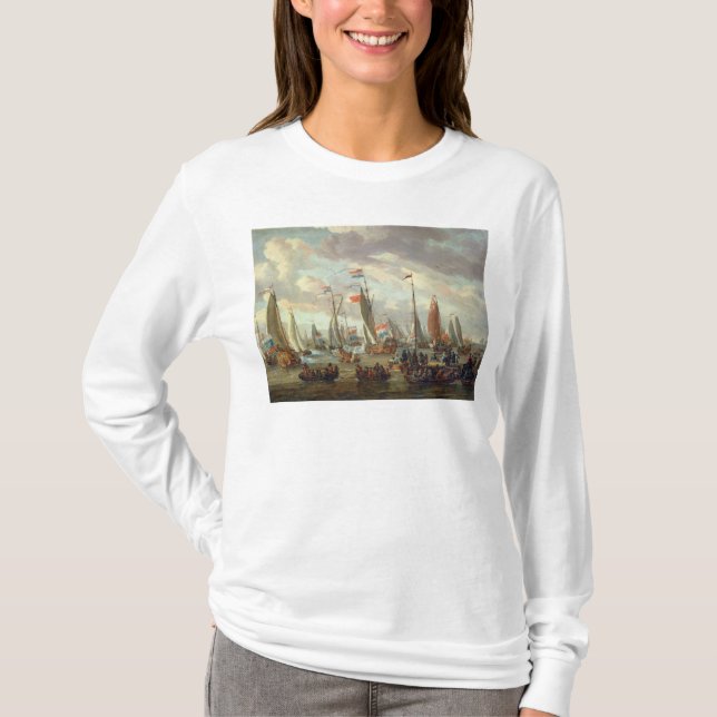 Tsar Peter I  visiting England in January 1698 T-Shirt (Front)