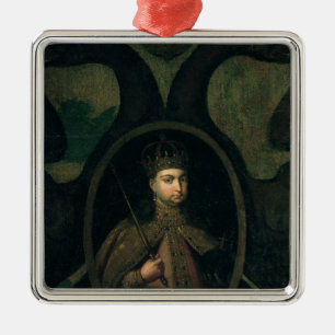 Tsarevna Sophia Alexeevna,  1680s Metal Ornament