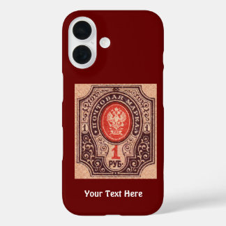 Tsarist Russia Postage iPhone 16 Case