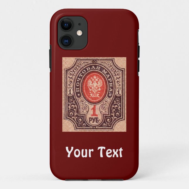 Tsarist Russia Postage Case-Mate iPhone Case (Back)
