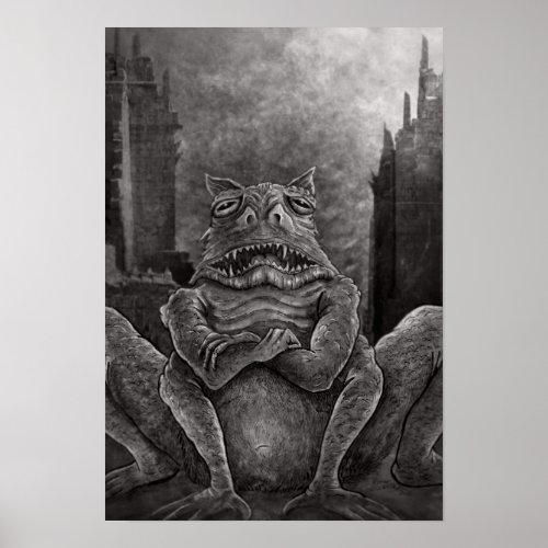 Tsathoggua the Old One Poster