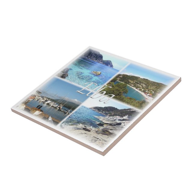 TSC024 ELBA ISLAND, Tuscany, Ceramic Tile (Side)