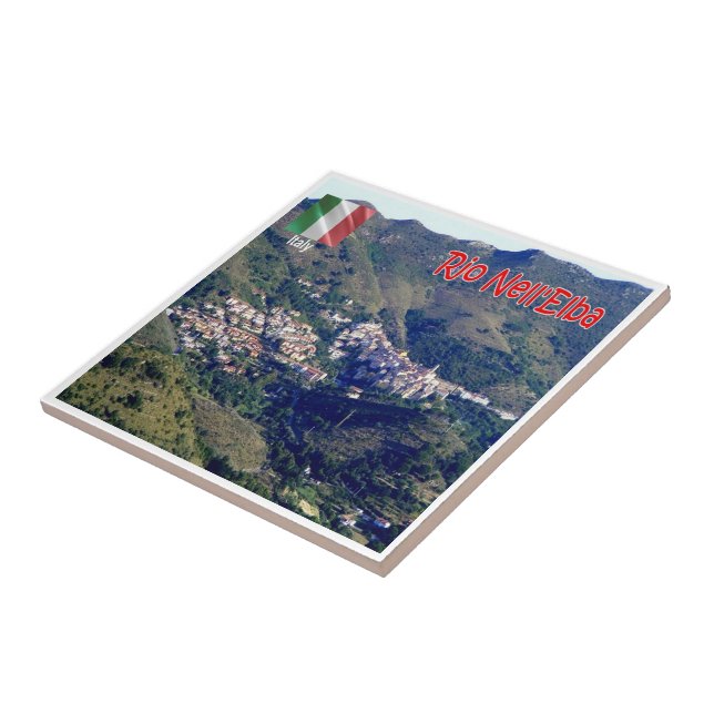 TSC070 RIO NELL'ELBA, ELBA Island Tuscany  Ceramic Tile (Side)