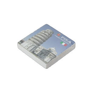 TSC096 LEANING TOWER of PISA, Tuscany, Stone Magnet