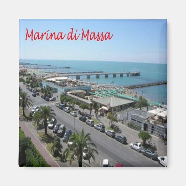 TSC108 MARINA DI MASSA, Tuscany, Italy, Fridge Magnet (Front)