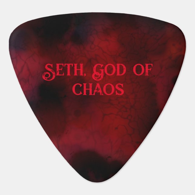 TSDS: Chaos Magic Acrylic Keychain Guitar Pick (Front)