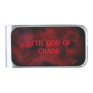 TSDS: Chaos Magic Acrylic Keychain Silver Finish Money Clip