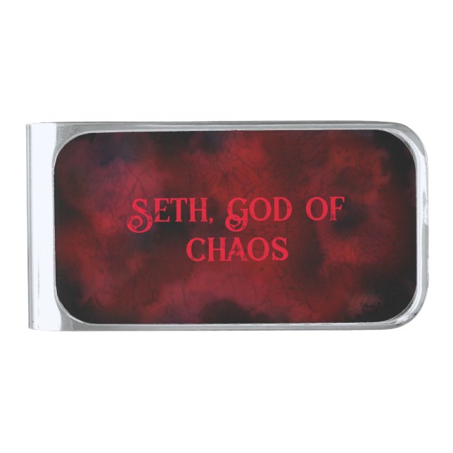 TSDS: Chaos Magic Acrylic Keychain Silver Finish Money Clip (Front)