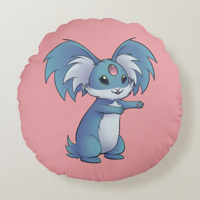 TSDS Delphia Round Pillow (Front)