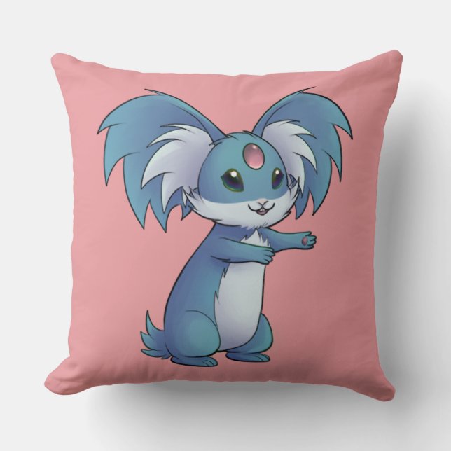 TSDS Delphia Throw Pillow (Front)