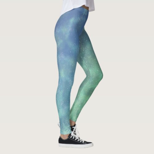 TSDS Earth and Water Element Galaxy Leggings