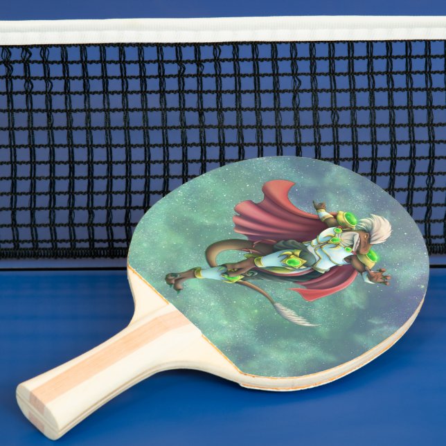 TSDS: Justin Arisdale and Miral Akemi Cover Art  Ping Pong Paddle (Insitu)