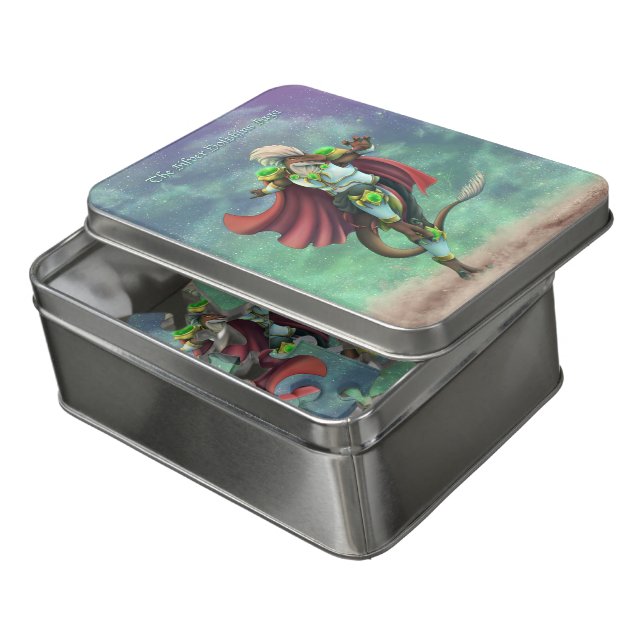 TSDS: Justin Arisdale Cover Art Solo Earth      Jigsaw Puzzle (Lid Open)