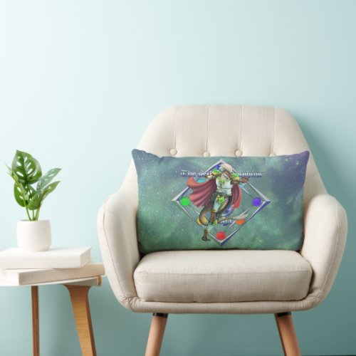 TSDS Justin Arisdale Cover Art Solo Earth     Lumbar Pillow