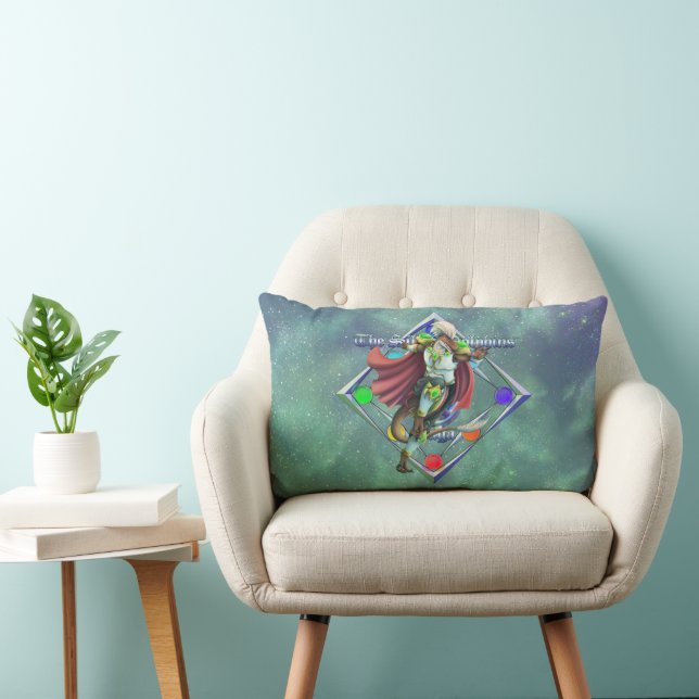 TSDS: Justin Arisdale Cover Art Solo Earth     Lumbar Pillow (Chair)
