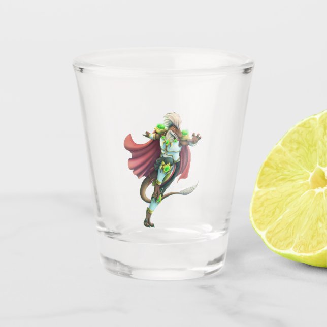 TSDS: Justin Arisdale Cover Art Solo Earth      Shot Glass (Front)
