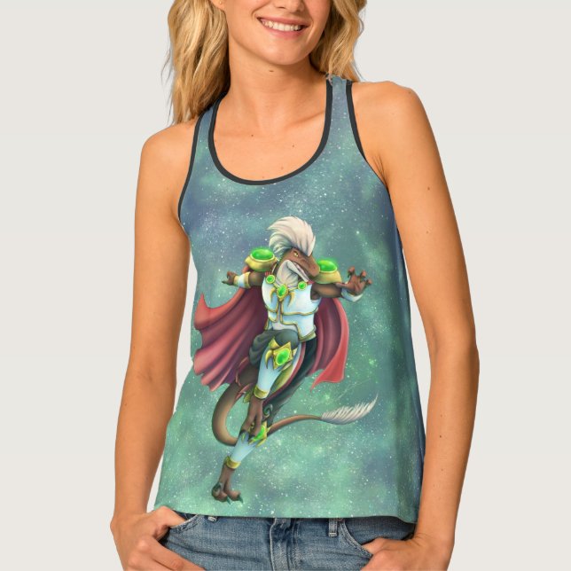 TSDS: Justin Arisdale Cover Art Solo Earth   Tank Top (Front)